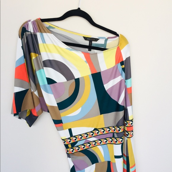 WMNS BCBG MAXAZRIA MULTI PRINT DRESS - Picture 3 of 3